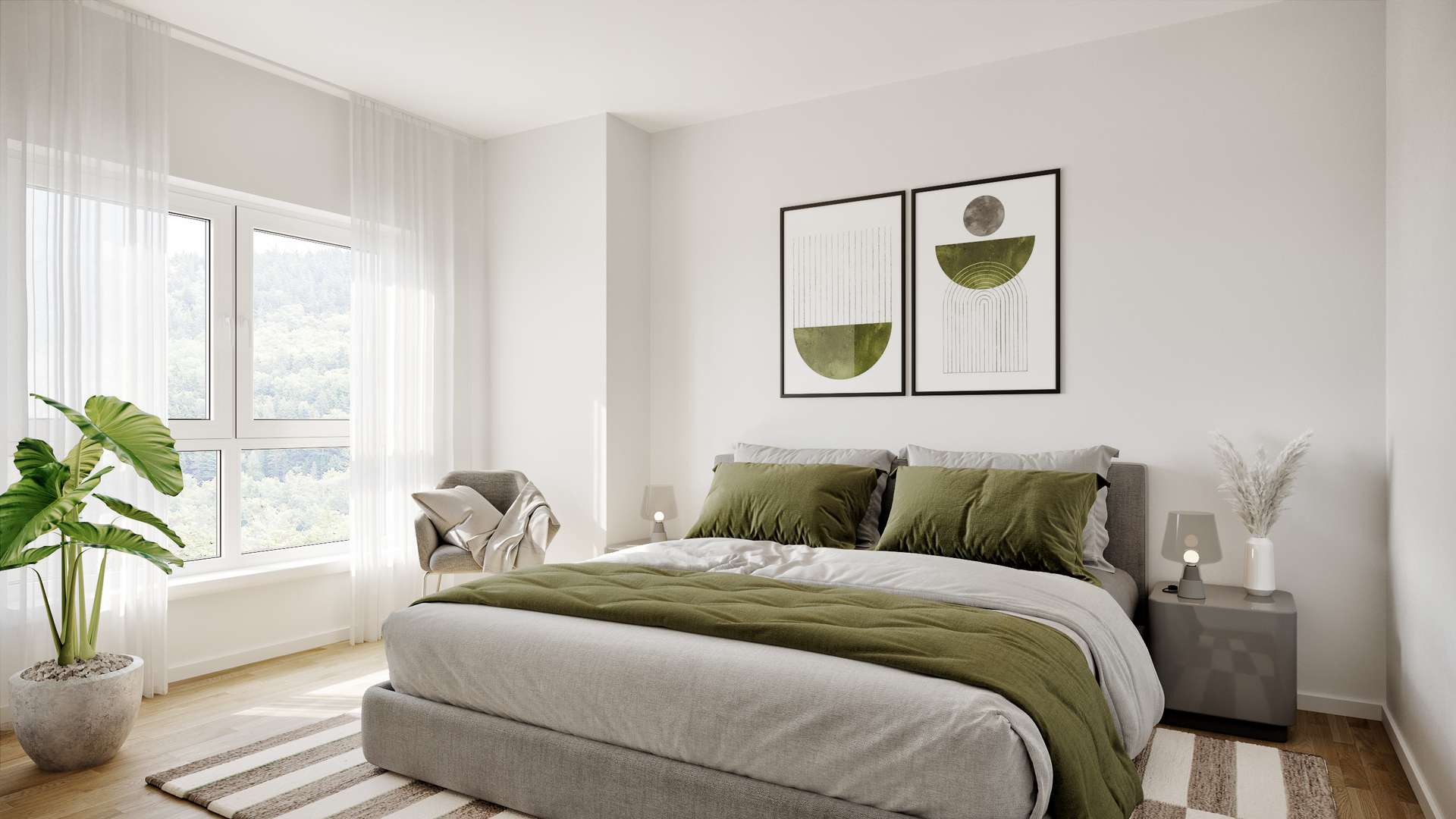 Schlafzimmer Visualisierung