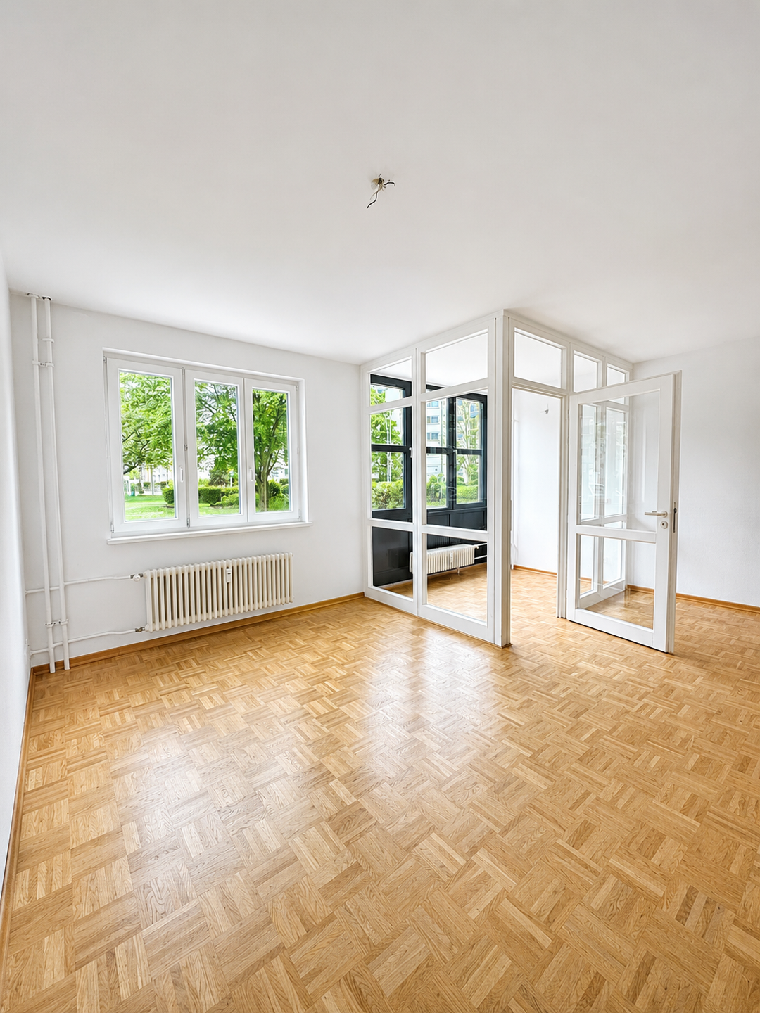 Wohnzimmer mit Wintergarten