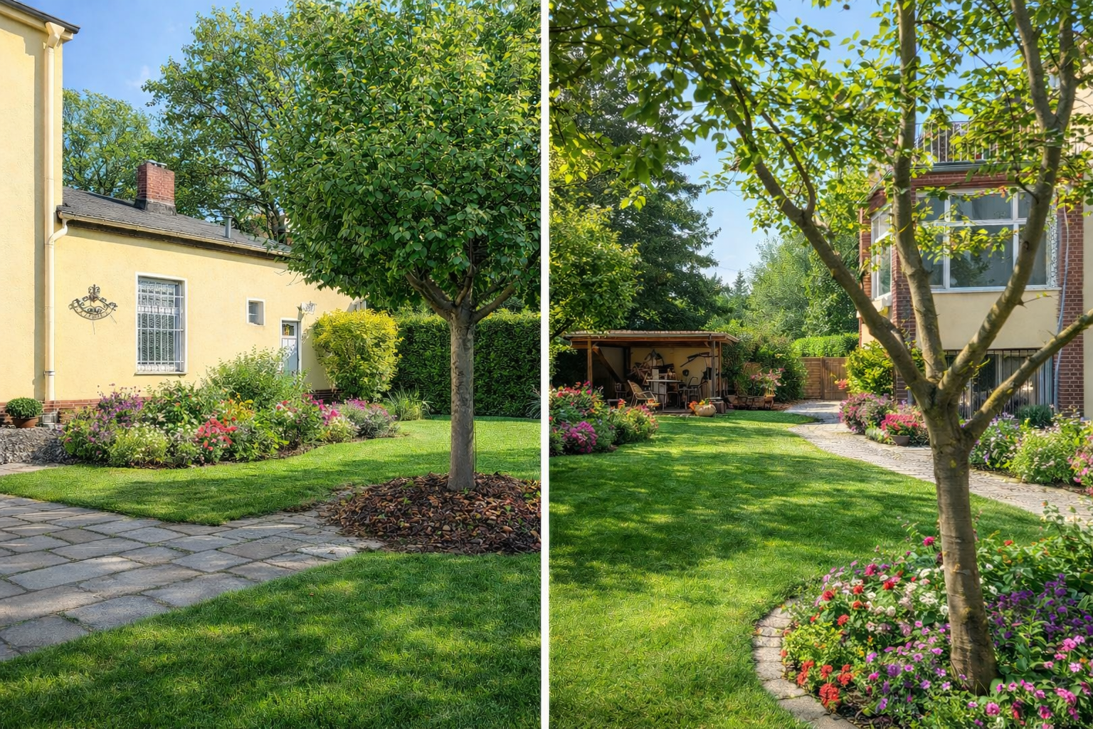 Garten visualisiert