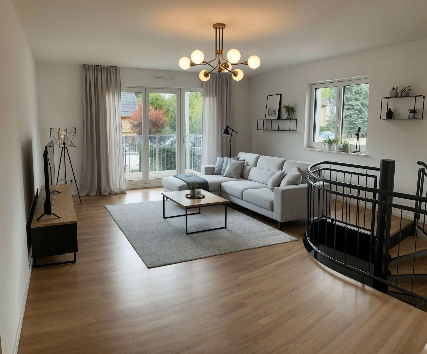 Wohnzimmer - visualisiert