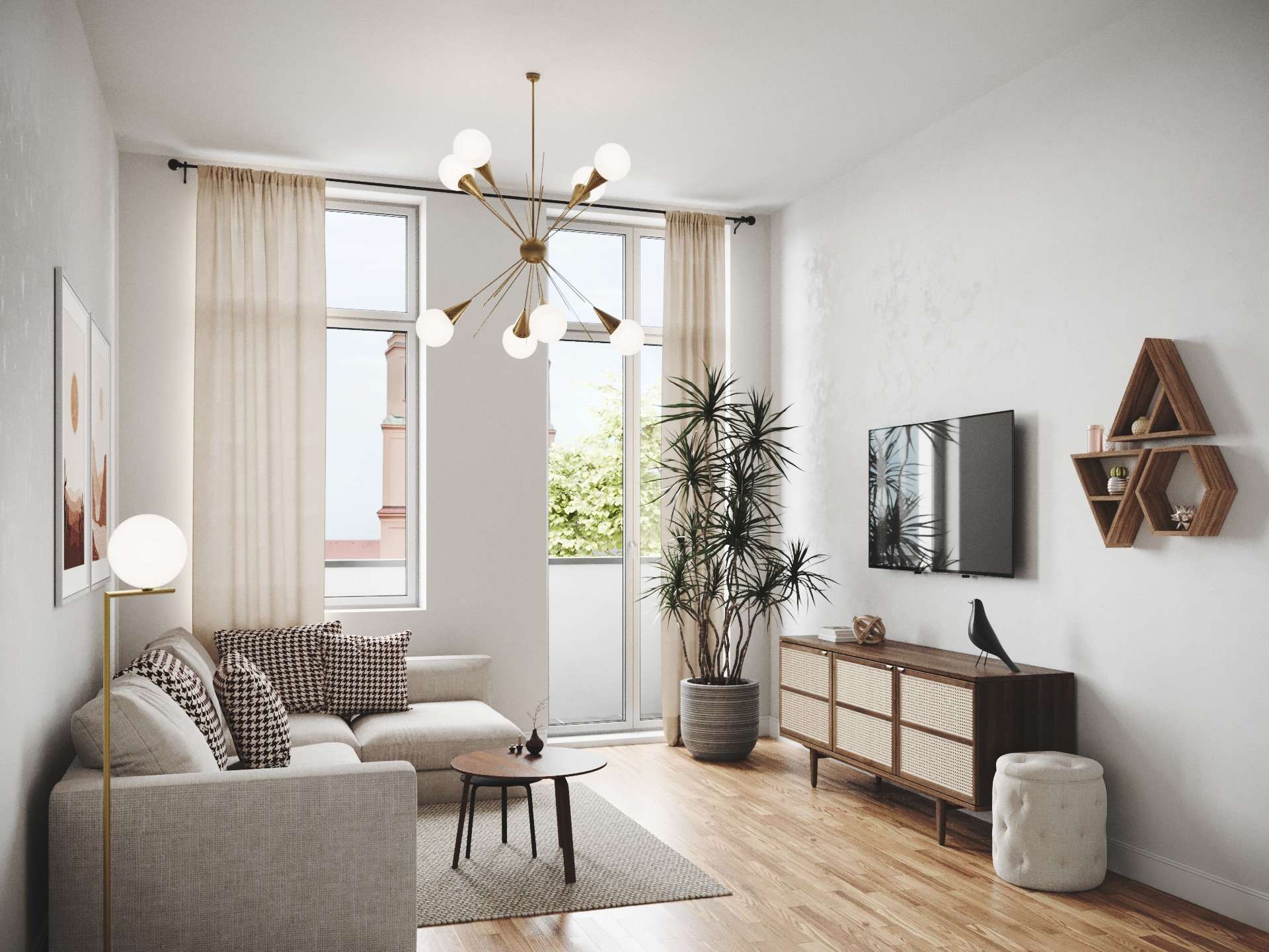 Wohnzimmer Whg 3, 6, 9