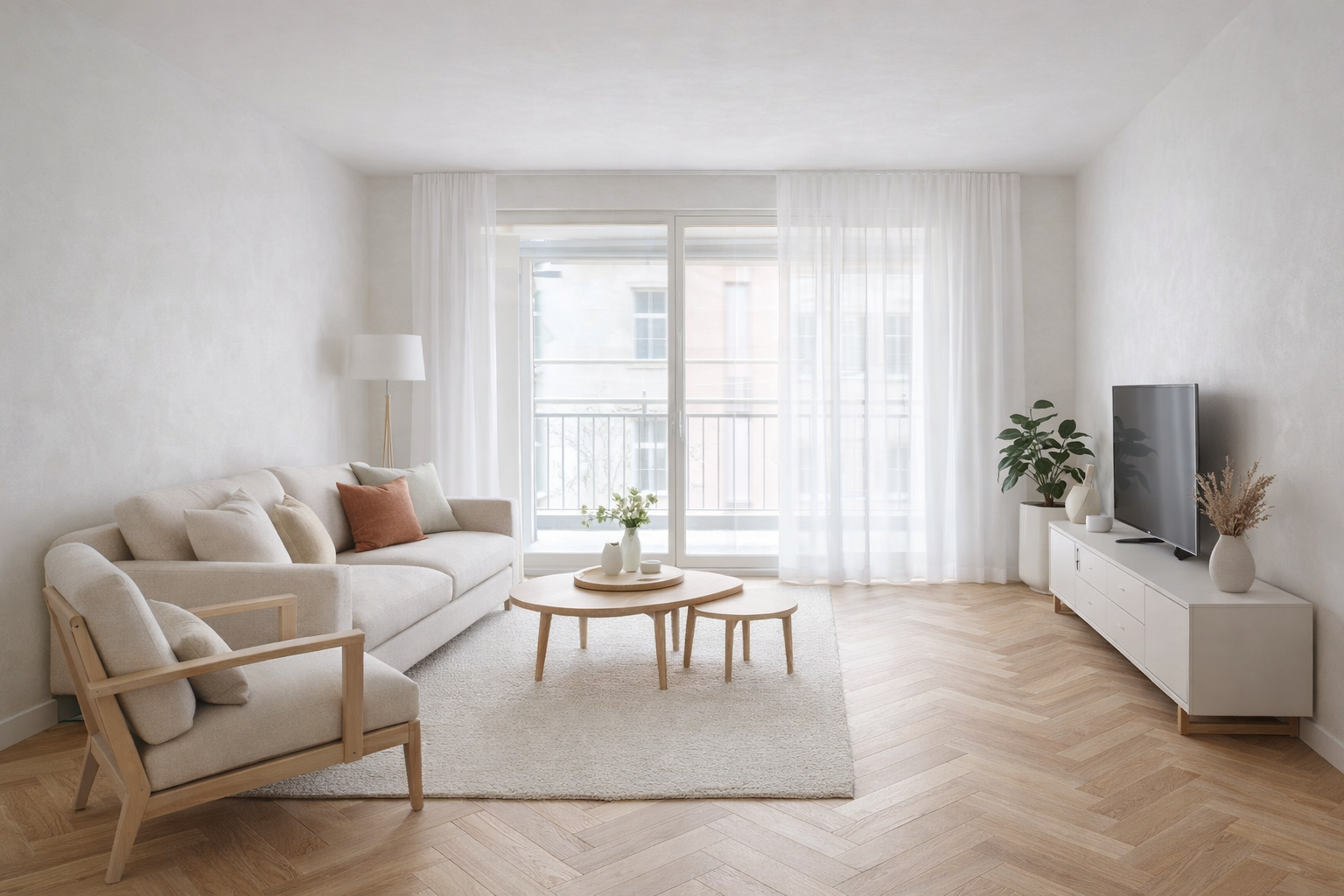 Wohnzimmer unverbindliche Visualisierung