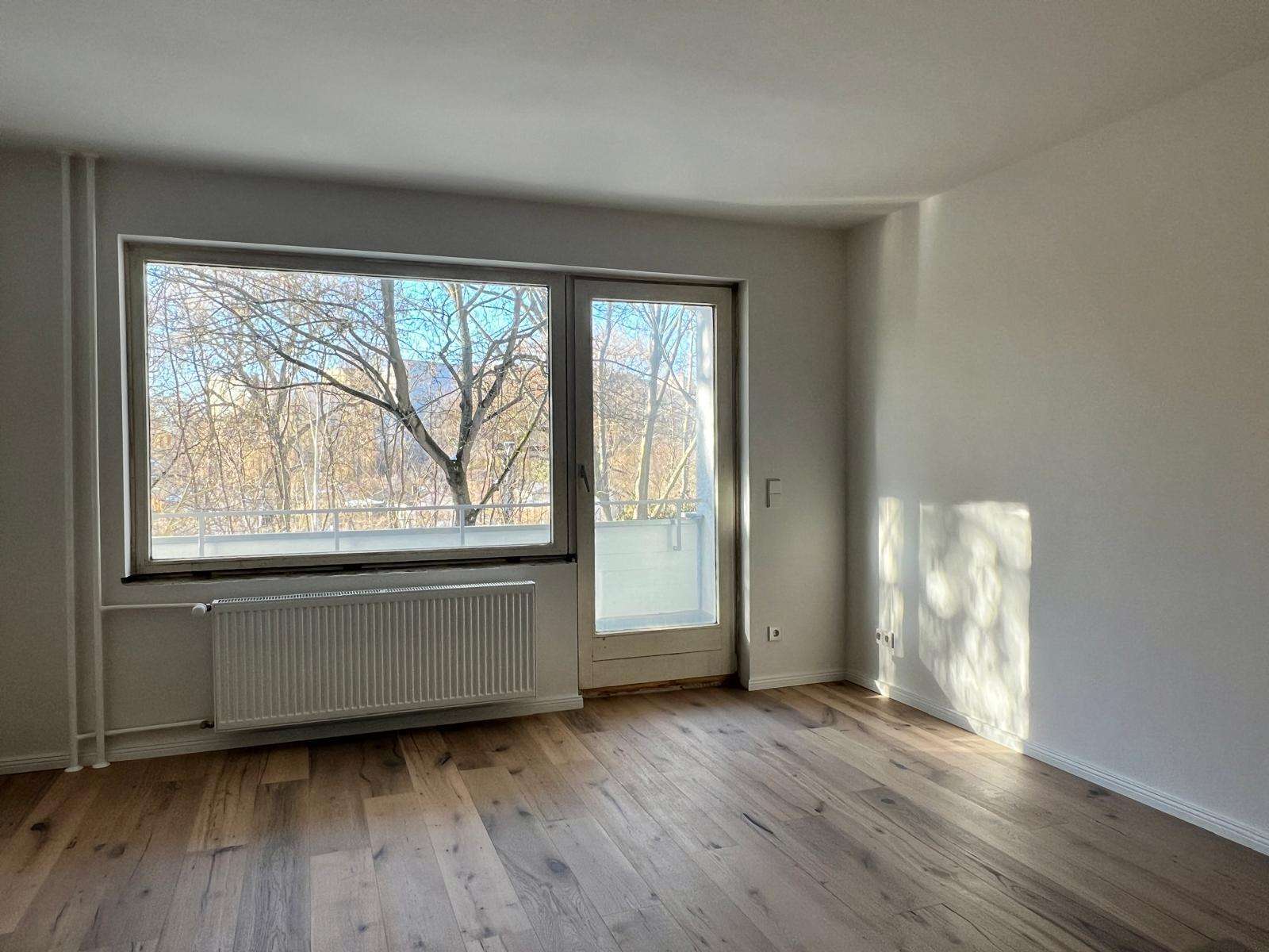 Wohnzimmer Musterwohnung.