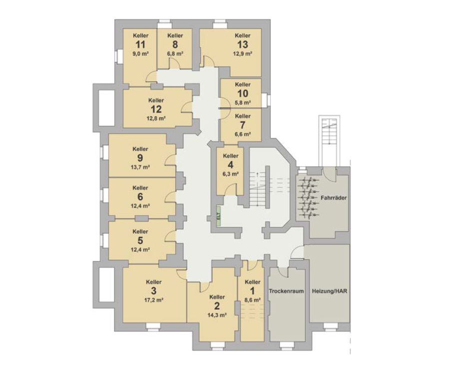 4 Zimmer mit Balkon im "Stadthaus Striesen" – Vorschaubild 2
