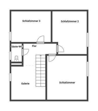 Grundriss 1.OG, Holzhausen