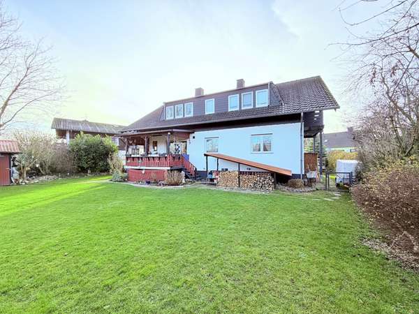 Gartenansicht des Hauses