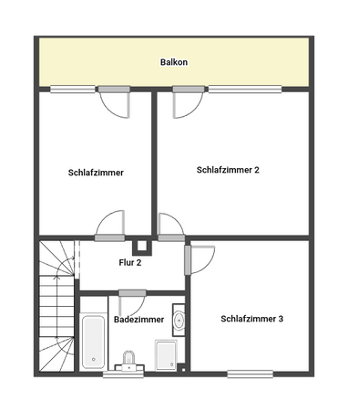 Grundriss Obergeschoss
