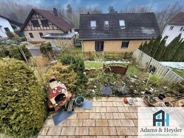 Blick vom Balkon