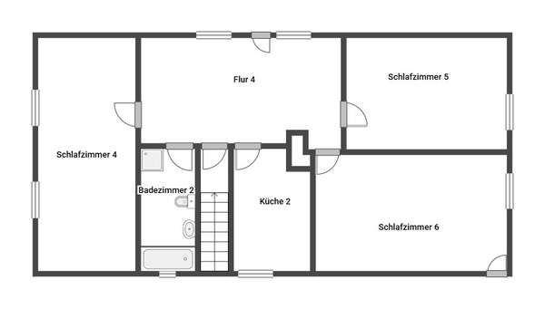 Grundriss Obergeschoss