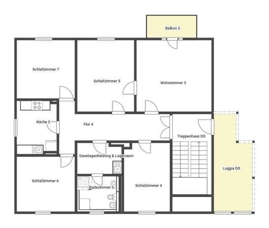 Grundriss Dachgeschoss