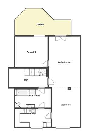 Grundriss 1. Etage