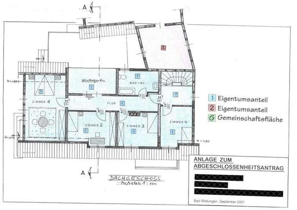 Grundriss Haus 1 - DG