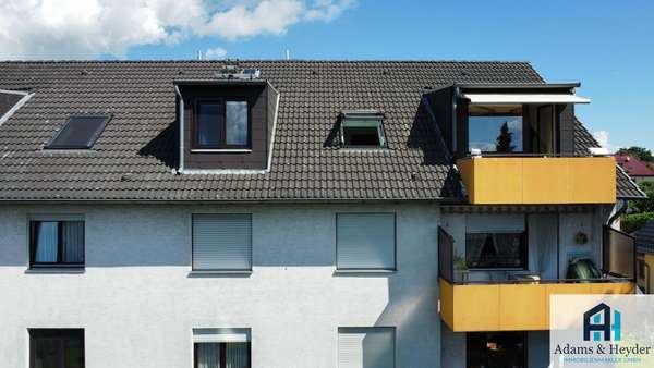 Rückansicht Wohneinheit