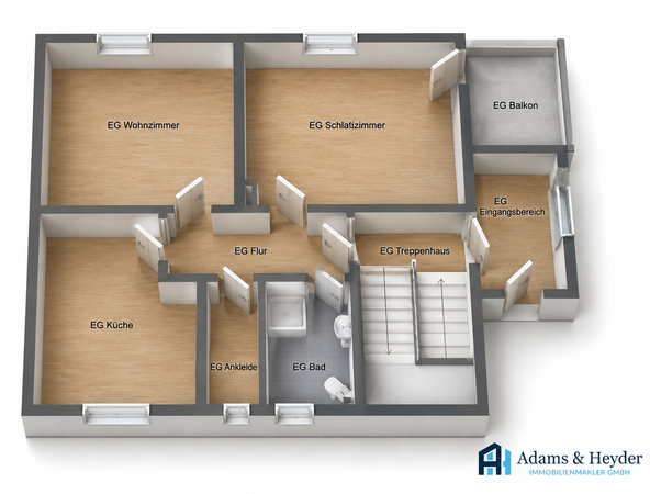 3D Grundriss EG