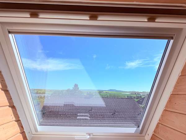 Ausblick aus Dachfenster