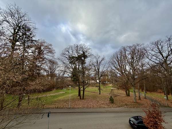 Aussicht Balkon Park