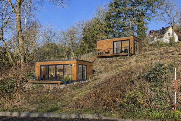 Animation mit 2 Tiny Houses