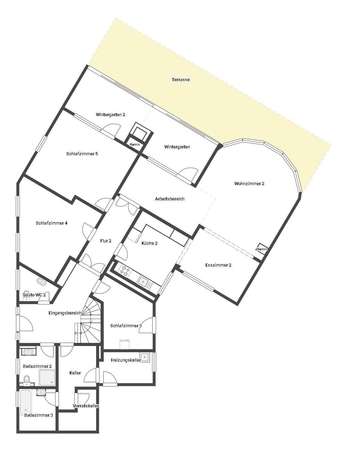Grundriss Gartengeschoss