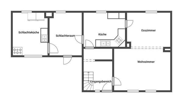 Hausnummer 9: Erdgeschoss