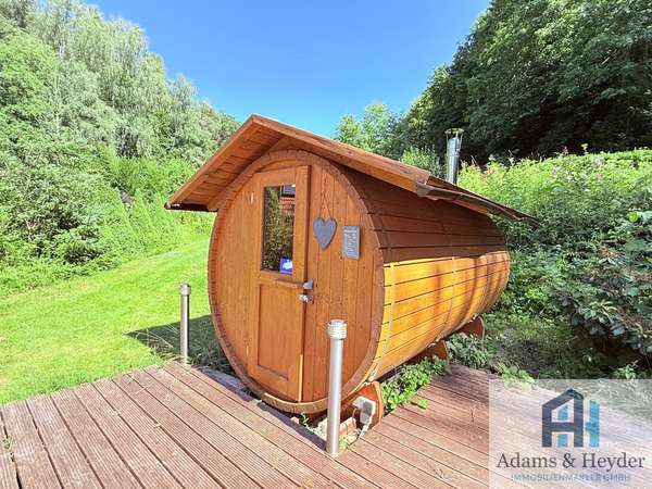 Sauna von außen