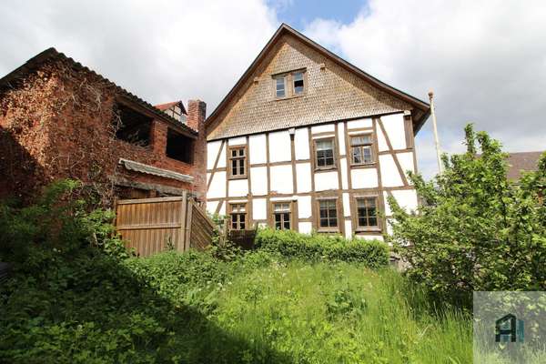 Ansicht Haus 3 mit Garten