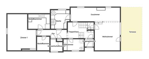 Haus 1, Grundriss EG