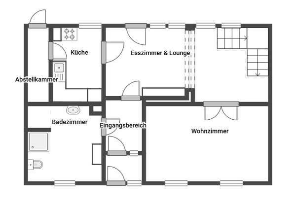 Haus 2, Grundriss EG