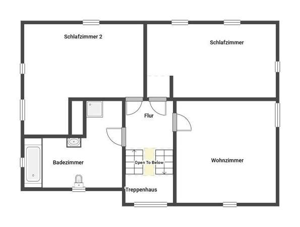 Grundriss 1. Etage