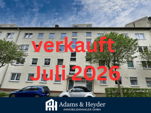 Schöne 3 ZKB-Wohnung mit Balkon zwischen Tischbeinstraße und Wilhelmshöher Allee