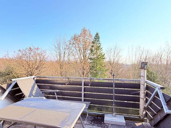 Ausblick vom Balkon