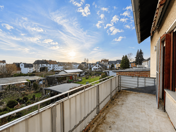 Ausblick v. Balkon, 1.OG