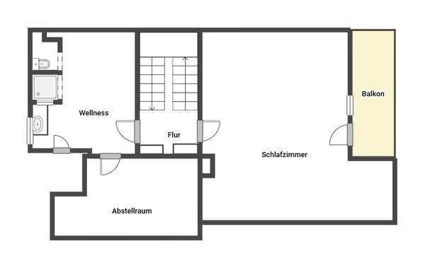 Grundriss 1. Etage