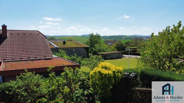 Aussicht vom Balkon