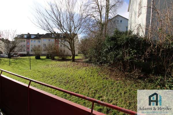 Ausblick vom Balkon