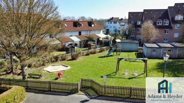 Blick vom Balkon