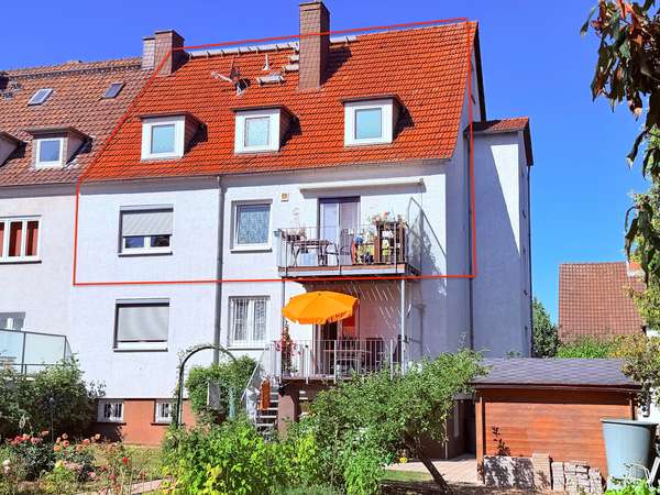 Hausansicht vom Garten