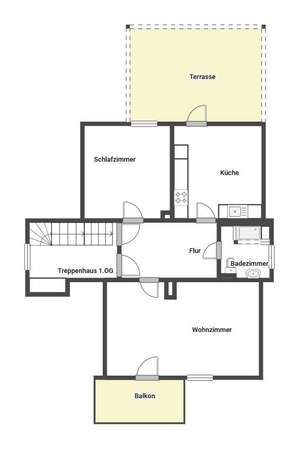 Grundriss 1. Etage