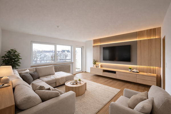 Wohnzimmer (KI-Einrichtungsbeispiel)