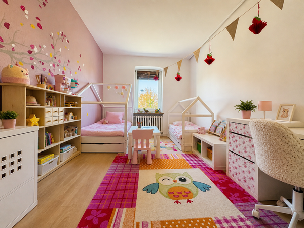 1. OG Kinderzimmer ( mit KI nachbearbeitet)