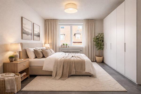 Schlafzimmer (KI-Einrichtungsbeispiel)
