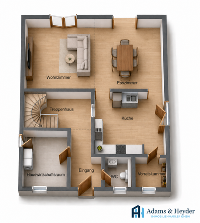 3D Grundriss EG
