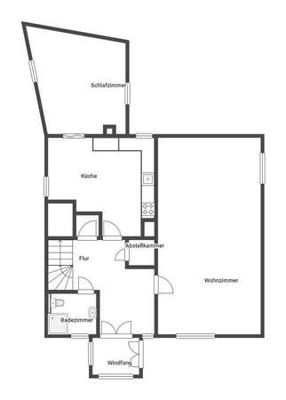Grundriss Haus 2, EG