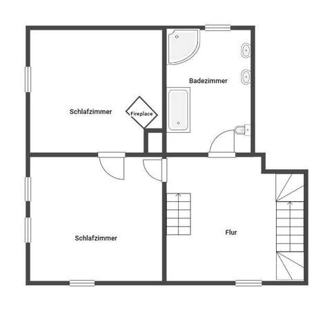 Grundriss Haus 3, 1.OG