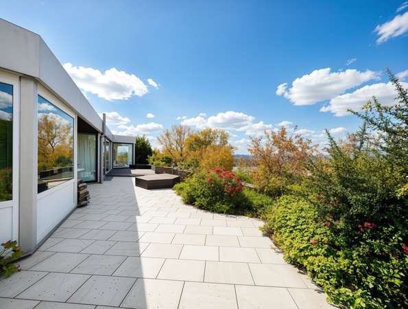 Große Terrasse Wohnung im OG