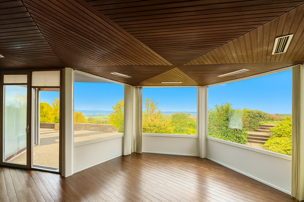 OG zusätzliches Zimmer mit Blick in den Garten