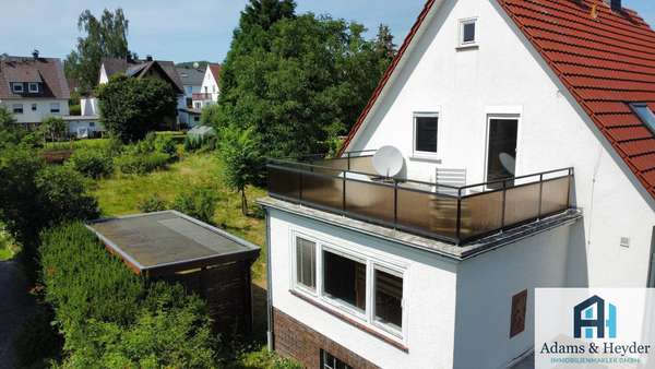 Haus mit Gartenblick