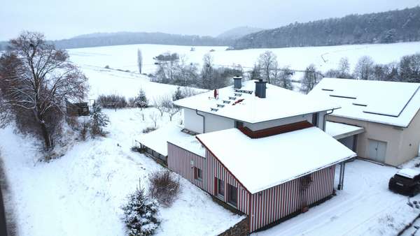 Ansicht Haus, Garten _ Umland