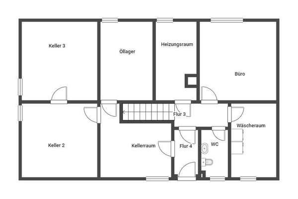 Grundriss Kellergeschoss