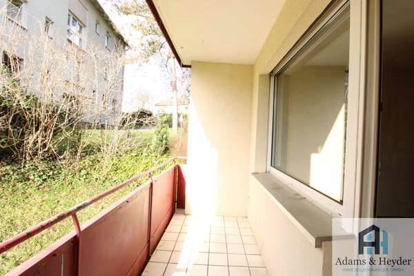 sonniger Balkon
