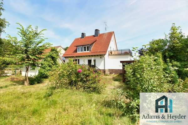 Blick aufs Haus